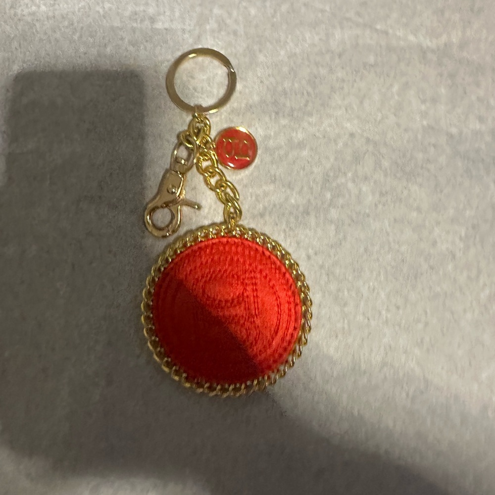 bebe Red and Gold Key Holder